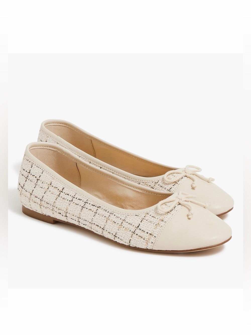 JCREW Tweed ballet flats